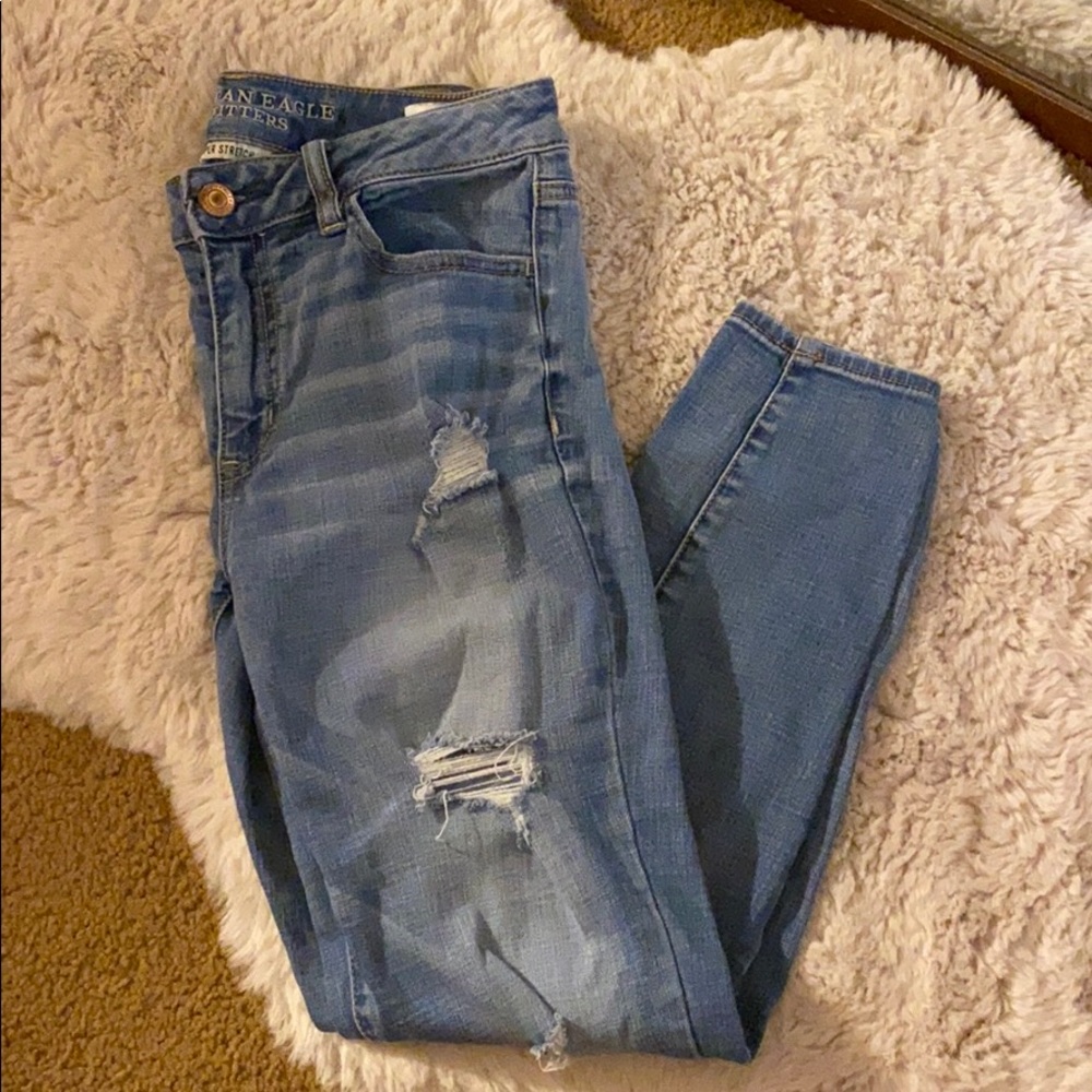 AE Denim Ripped Jeans